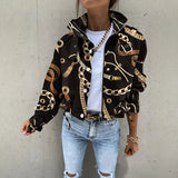 Valkyra™ Jacke Im Cropped-Schnitt Mit Modernem Utility-Design – Imperiales Schwarz