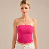 Belisse™ Bandeau-Top mit Figurbetontem Sitz und Premium-Komfort – Rosa