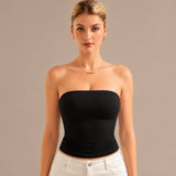 Belisse™ Bandeau-Top mit Figurbetontem Sitz und Premium-Komfort – Schwarz