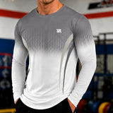 Valen™ Langarmshirt aus Sportgewebe mit UV-Schutz – Grau