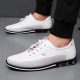 Milan™ Premium-Ledersneaker mit Schnellverschluss-System – Weiß