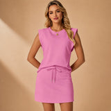 Sophie™ Set Aus Weicher Baumwolle Mit Integriertem Hosenrock / Eleganz Ohne Auf Komfort Zu Verzichten! – Rosa