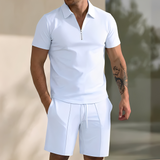 Giovanni – Modernes und Bequemes Herren-Set – Weiß