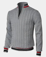 William | Herren Rundhals Basis-Pullover – Basic Pullover Herren – Dunkelgrau