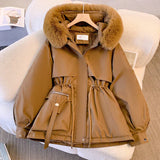 Rosalie - damen wintermantel – Braun