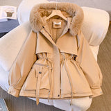 Rosalie - damen wintermantel – Khaki