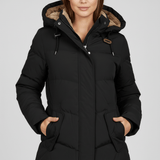 Winterparka Mit Kapuze - Emelie – Schwarz