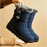 Winterstiefel Mit Hohem Schaft - Sara – Blau