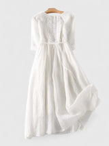 Karynthe | Elegantes Kleid für Frauen – Weiß