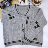 Gwyneth – kuscheliger, lockerer cardigan – Gray