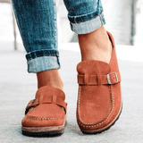 Damen Sandalen | ergonomische Form mit geschlossener Ferse – Braun