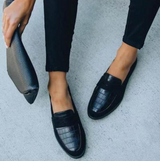 Elegante Damen Pumps Schwarz – Veganes Leder, Büro & Anlass – Schwarz