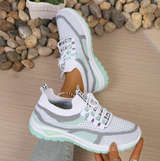 Nerina™ | Orthopädische Leichte Komfort-Sneaker – Weiß-Grün
