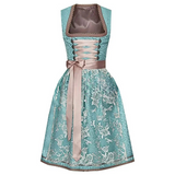 Damen Mini Oktoberfest Dirndlkleid – Grün