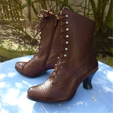Imani | Schicke & Mutige Biker Boots – Braun