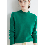 Yelena - Strickpullover aus Kaschmir – Grün