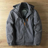 Herren outdoorjacke wasserdicht atmungsaktiv – Grau