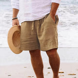 Svala leichte Sommerwebshorts für Herren – Khaki