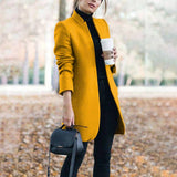 Modischer Trenchcoat für Damen | Lässig – Gelb