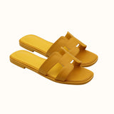Benedikta™ Flache Sandalen für Frauen – Gelb