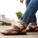 Yliana – orthopädische Sandalen für Herren – Braun