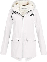 AMELIA - Outdoor-Regenmantel für Damen – Weiß
