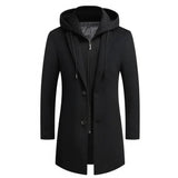 Tuur – stylischer langer mantel – Schwarz