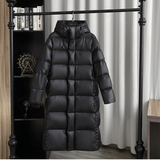 Warmer, wasserdichter daunen-wintermantel für damen – Schwarz