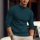 Stylisch – herrenpullover aus weicher baumwolle – Grün