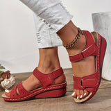 ZenMila™ – Moderne Orthopädische Damensandalen mit Komfort-Fußbett – Rot