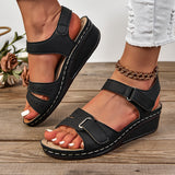 ZenMila™ – Moderne Orthopädische Damensandalen mit Komfort-Fußbett – Schwarz