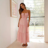 Zola | Elegantes Sommerkleid – Rosa