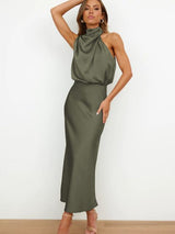 Benthe - Stilvolles Cocktailkleid – Grün