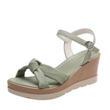 Sophie | Luxus Damen Sandalen – Grün