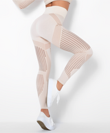 Eglah - Kniebeugenfeste Sport-Leggings – Khaki