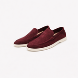 Lynor - Samtige Slipper – Burgunderrot