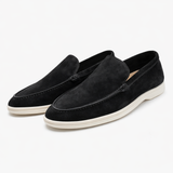 Lynor - Samtige Slipper – Schwarz