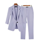 Zweiteiliges Blazer-Set - Sophie – Lila