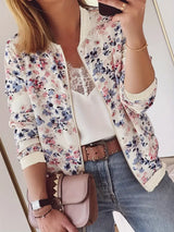 Yori – Bomberjacke mit Blumenmuster – Mehrfarbig