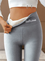 Damen Hohe Taille Leggings | Leicht – Grau