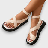Nora – Gladiator Sandalen – Beige