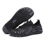 FlexiStride - Barfuß Sport Schuhe Mit Flexibler Sohle – Schwarz
