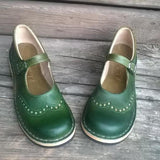Zyphira – Langlebige und stylische Lederschuhe – Grün