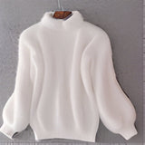 Ansel | Einfacher und stilvoller Winterpullover – Weiß