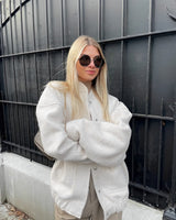 Virginia | Baggy-Jacke – Cremefarben