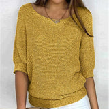 Kelora - Leichter Pullover mit weichem Griff – Gelb