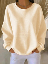 Nova™ - Klassischer Pullover – Apricot