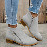Fiora™ | Charme Vintage Stiefel – Grau