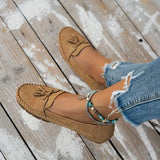 Ingrid - Damen Orthopädische Vintage-Schuhe mit Komfort-Fußbett – Braun