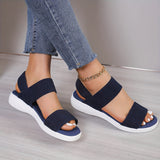 Stylische Orthopädische Stretch-Sandalen für Frauen – Ergonomische Unterstützung und Komfort – Dunkelblau